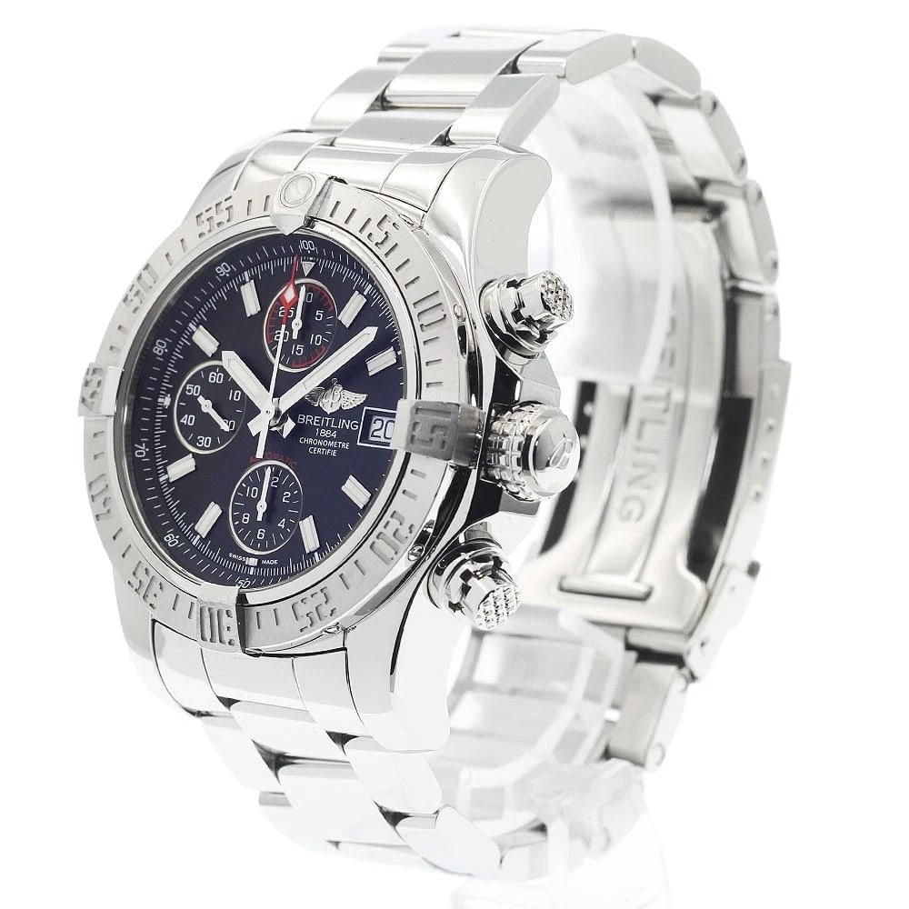 BREITLING AVENGER DATE BLACK AUTOMATIC WATCH - 2