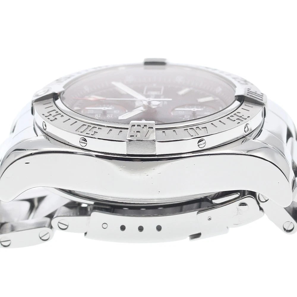 BREITLING AVENGER DATE BLACK AUTOMATIC WATCH - 4
