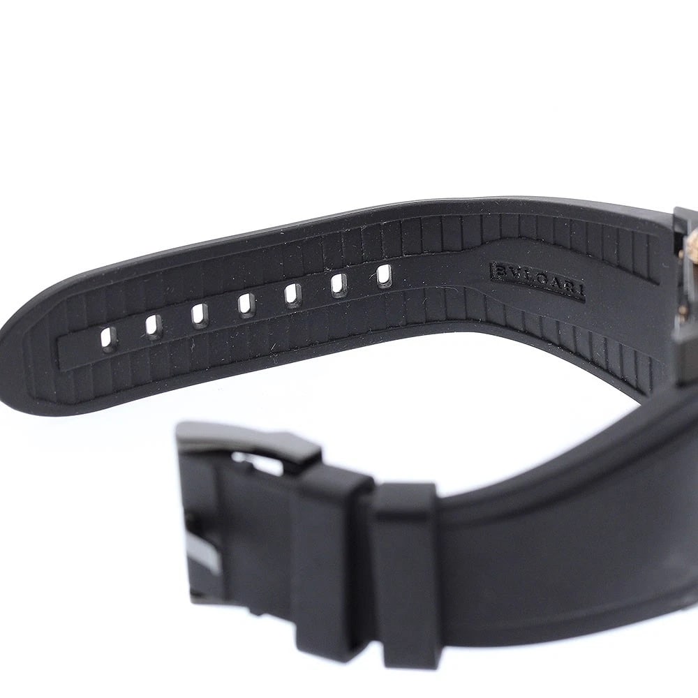 BVLGARI OCTO DATE BLACK AUTOMATIC WATCH - 3
