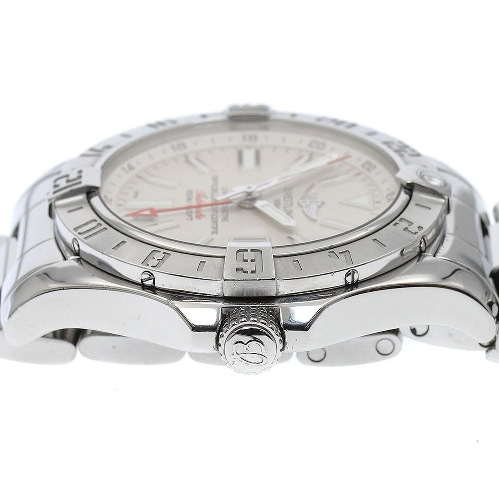 BREITLING AVENGER DATE BEIGE DIAL AUTOMATIC WATCH - 4