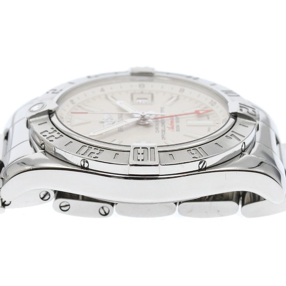 BREITLING AVENGER DATE BEIGE DIAL AUTOMATIC WATCH - 5