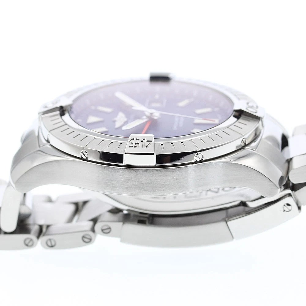 BREITLING AVENGER AUTOMATIC GMT BLUE DIAL AUTOMATIC WATCH - 4