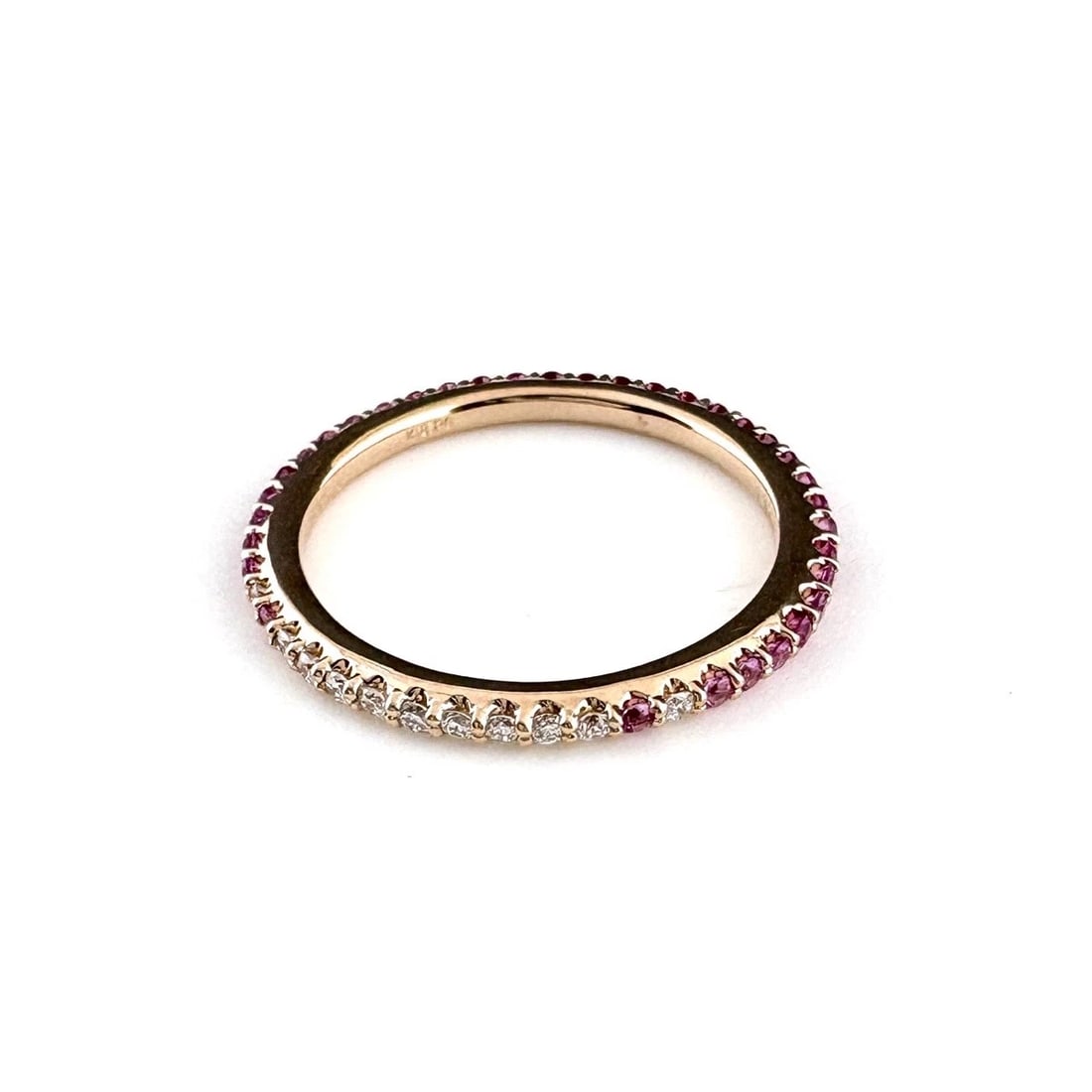 PONTE VECCHIO PINK SAPPHIRE PINK GOLD DIAMOND RING: Ponte Vecchio pink sapphire Pink Gold Diamond Ring Brand: Ponte Vecchio Type/Style: Ring Material: 18K PG, Main Stone/Creation Sapphire Diamond Color: PG Size: US 6 Accessories: None Acces