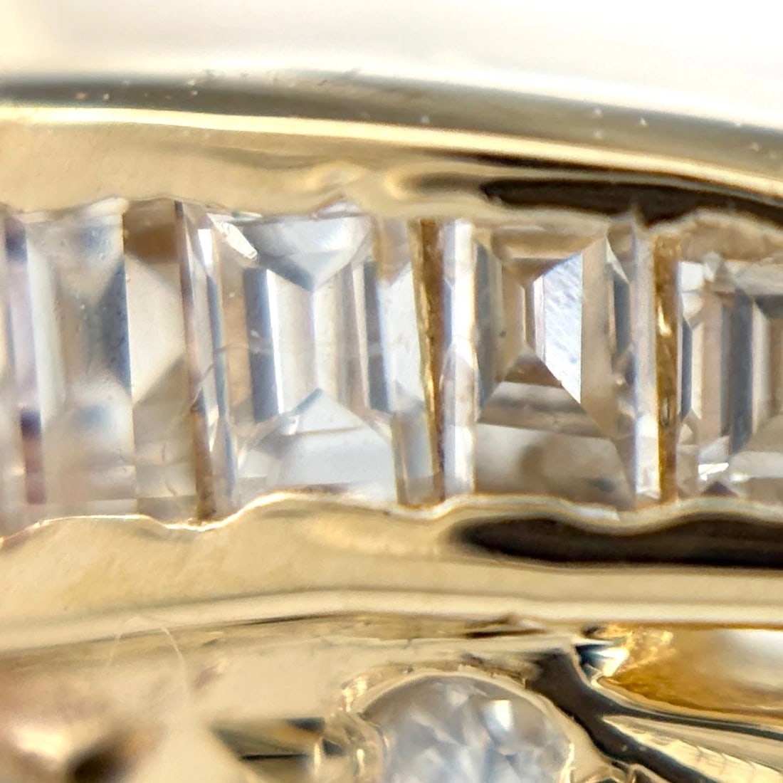 RUBY DESIGN YG YELLOWGOLD MELEE DIAMOND RING - 4