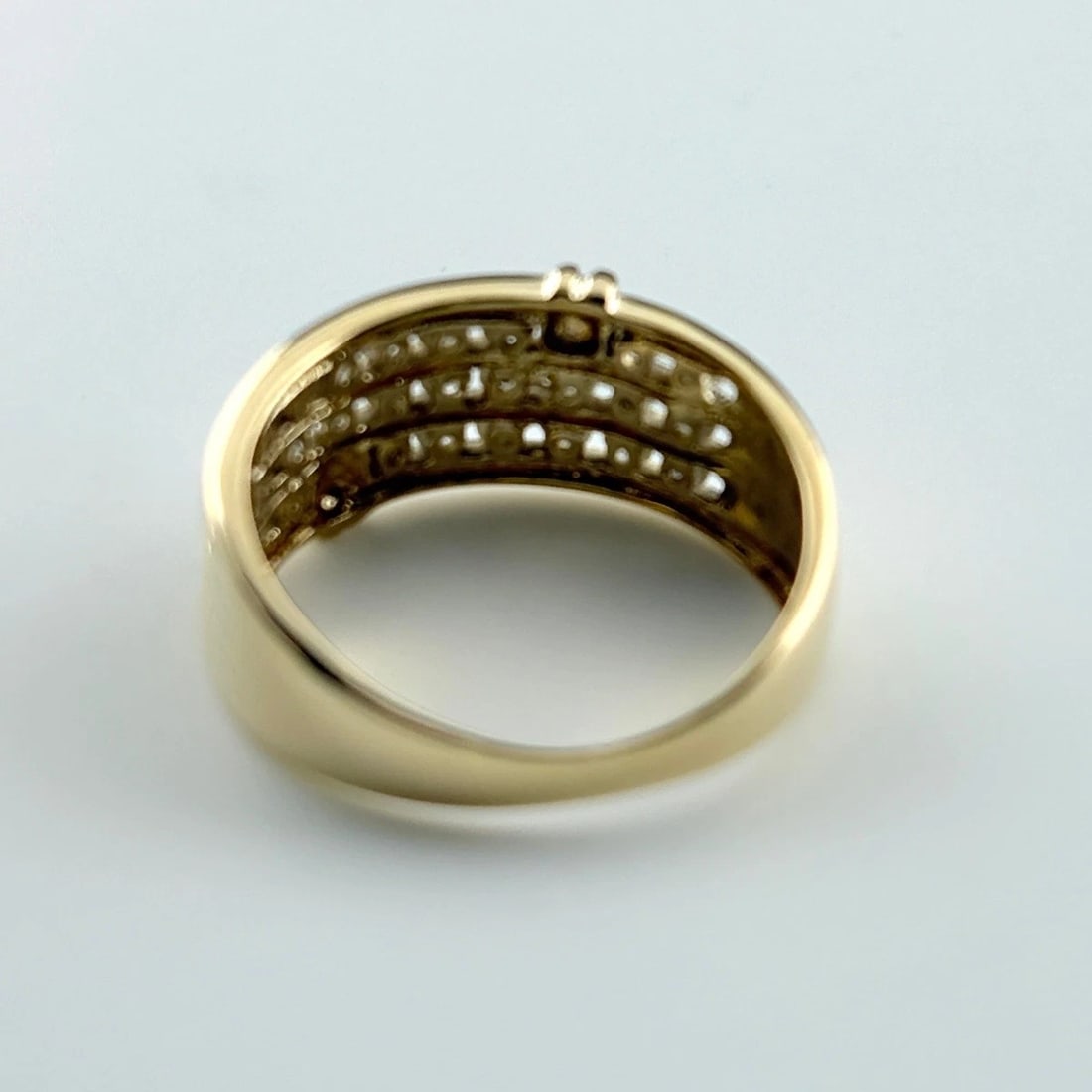 MELEE DIAMOND DESIGN YG RING - 2