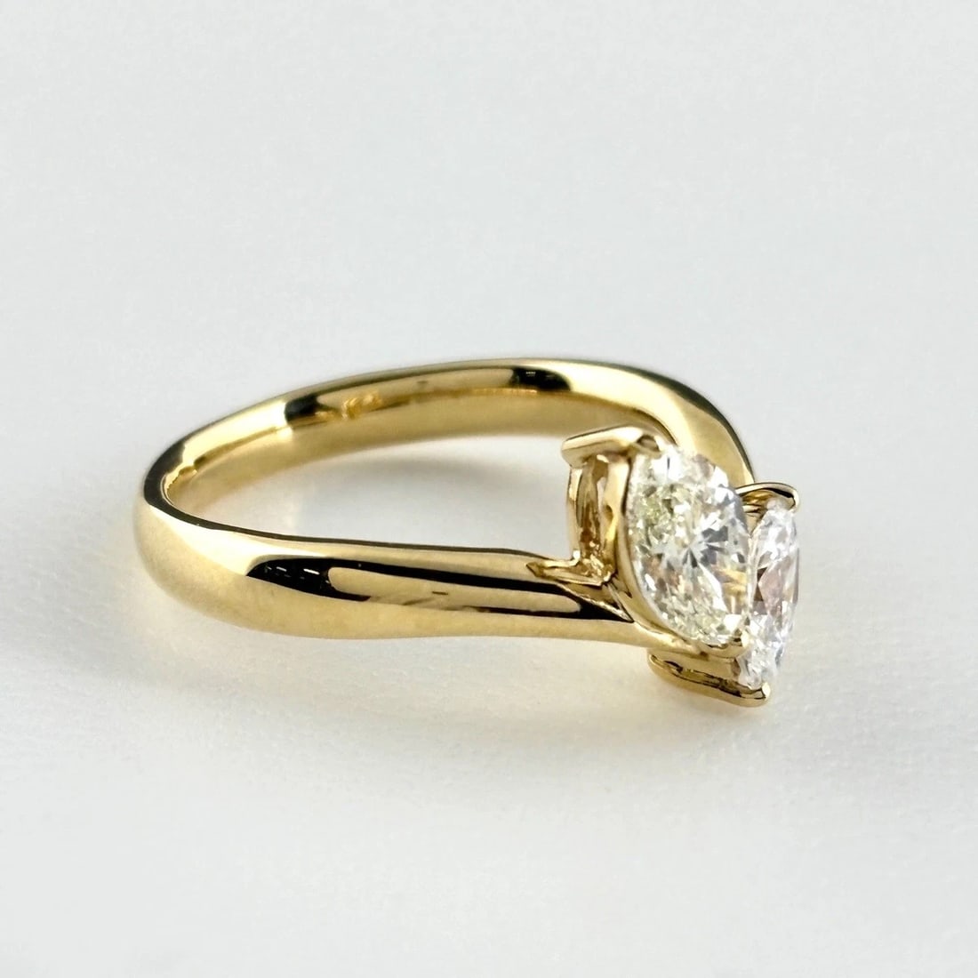 DIAMOND DESIGN YELLOWGOLD RING - 3