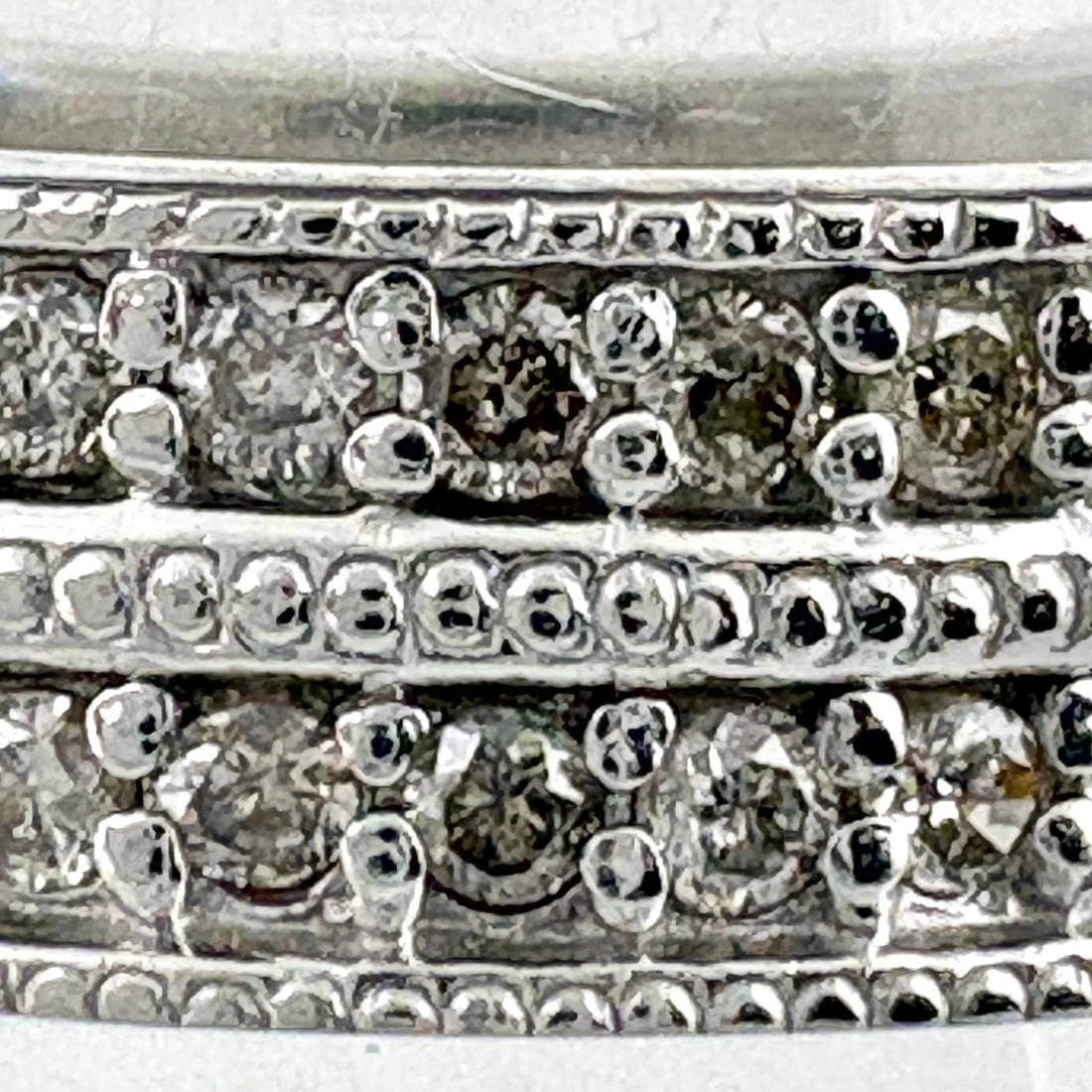 MELEE DIAMOND DESIGN WG RING - 2