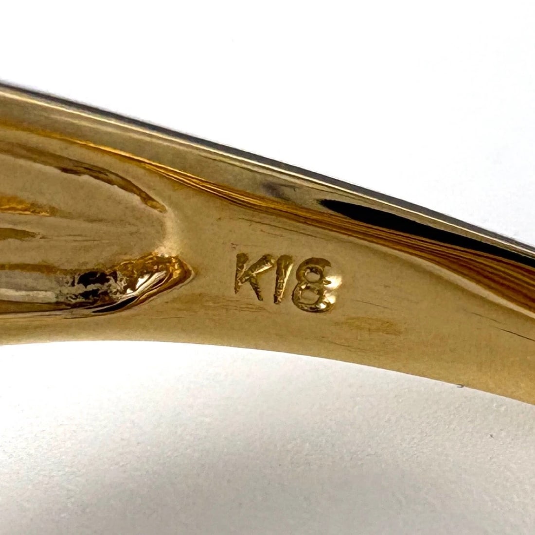 YELLOWGOLD RING18K DIAMOND - 2