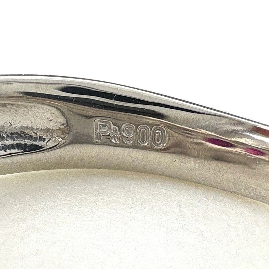 RUBY DESIGN PLATINUM MELEE DIAMOND RING - 2