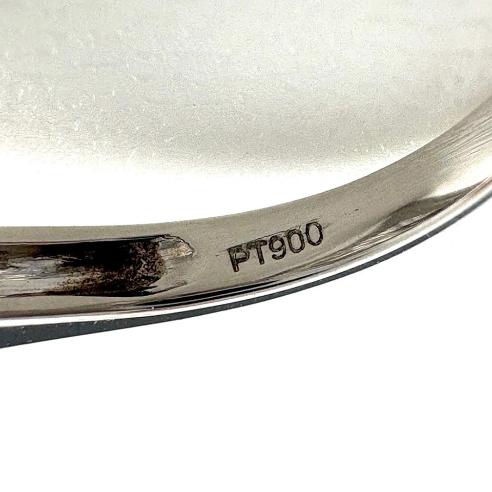 MELEE DIAMOND DESIGNPLATINUM RING - 4