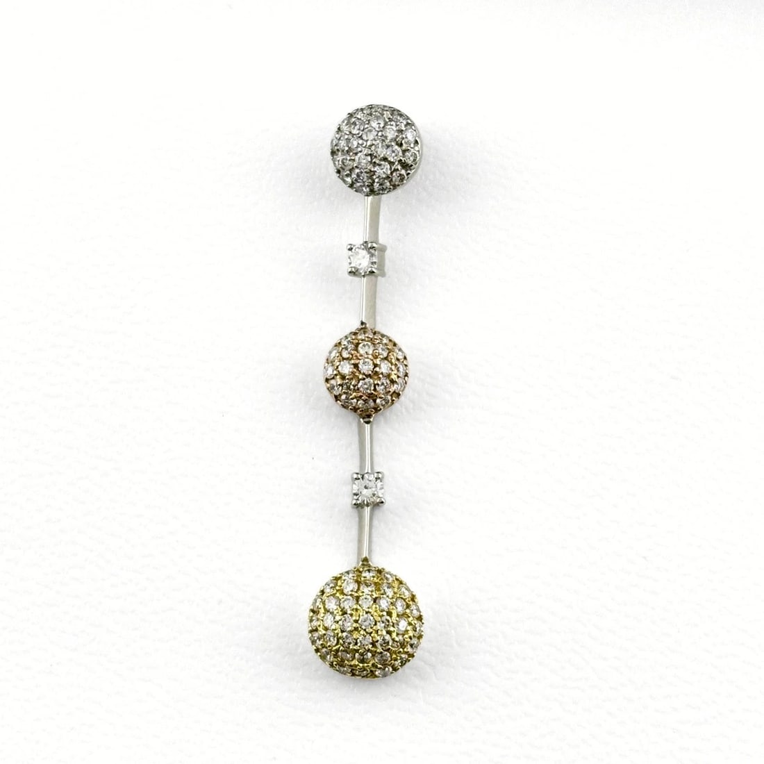 MELEE DIAMOND PENDANT HEAD YELLOWGOLD PLATINUM: melee diamond Pendant Head YellowGold Platinum Brand: Unbranded Type/Style: Pendant Head Material: 18KYellowGoldPt900, Main Stone/Creation Natural Color: NoneYellowGold Size: Pendant size