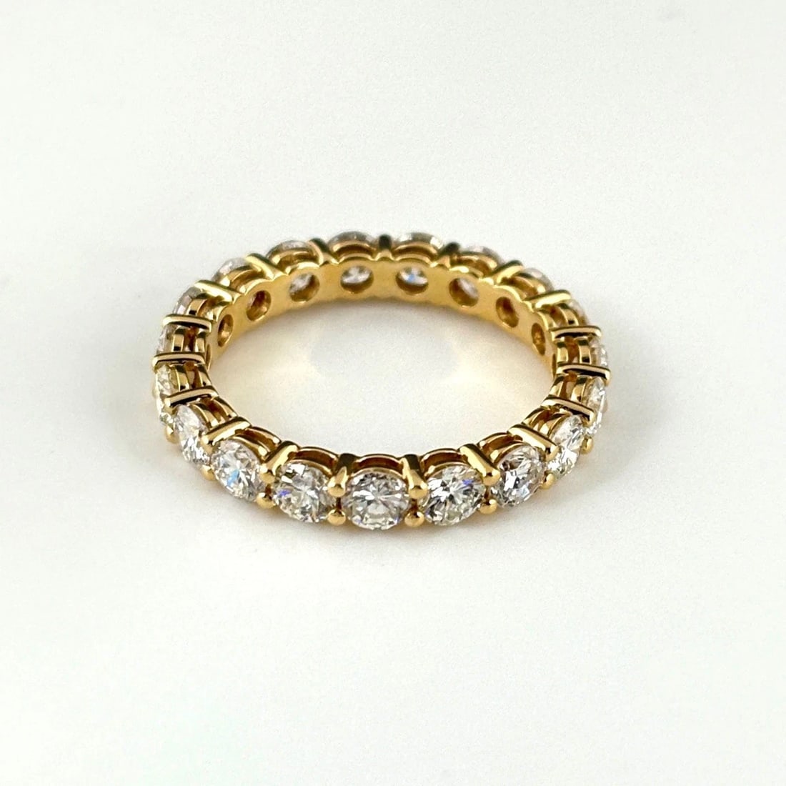 REMAKE DESIGN RING YELLOWGOLD RING18K DIAMOND - 2