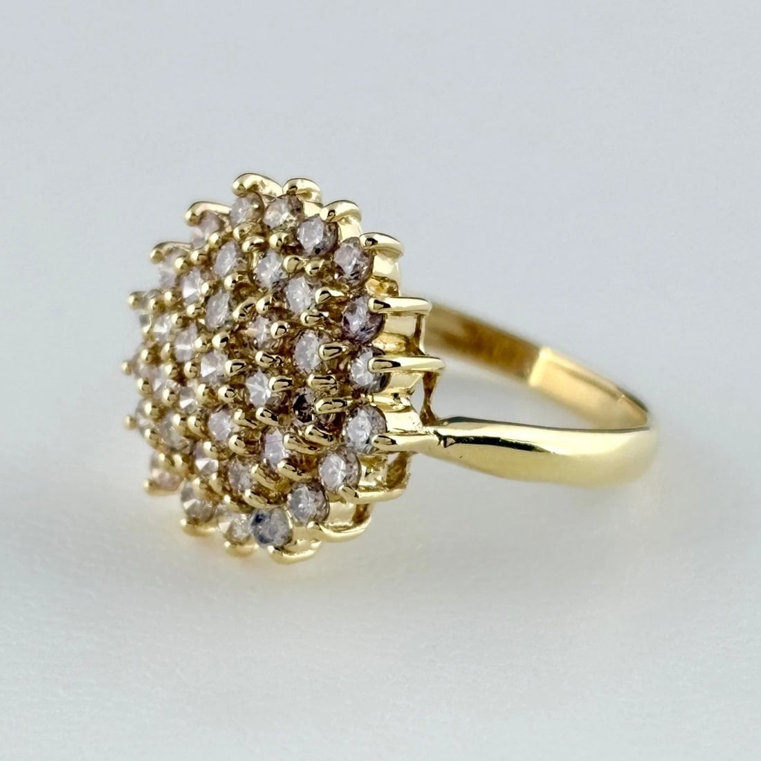 YELLOWGOLD RING18K DIAMOND - 2
