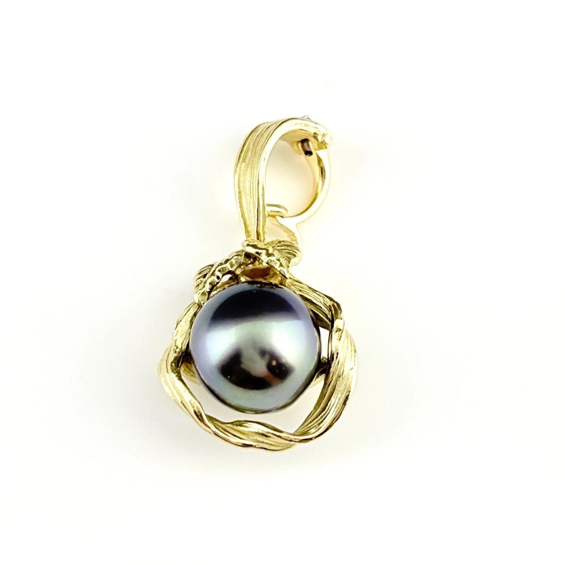 TASAKI PEARL YELLOWGOLD PEARL PENDANT HEAD (1 of 3)