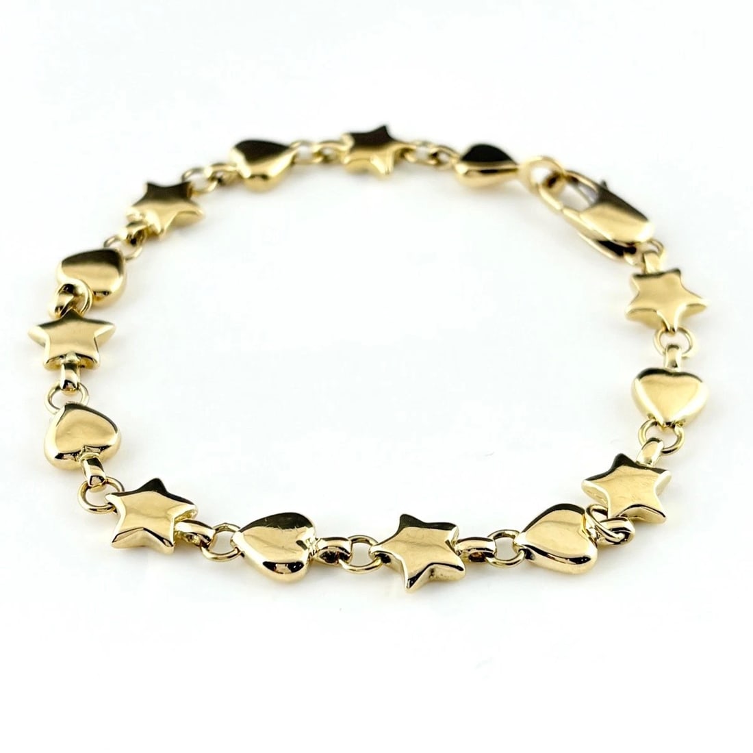 TIFFANY&CO. YG BRACELET 750: TIFFANY&Co. YG Bracelet 750 Brand: TIFFANY&Co. Type/Style: Bracelet Material: YellowGold750, Main Stone/Creation Natural Color: YellowGold Size: Wrist Size 17cm(6.7")Maximum Bracelet width