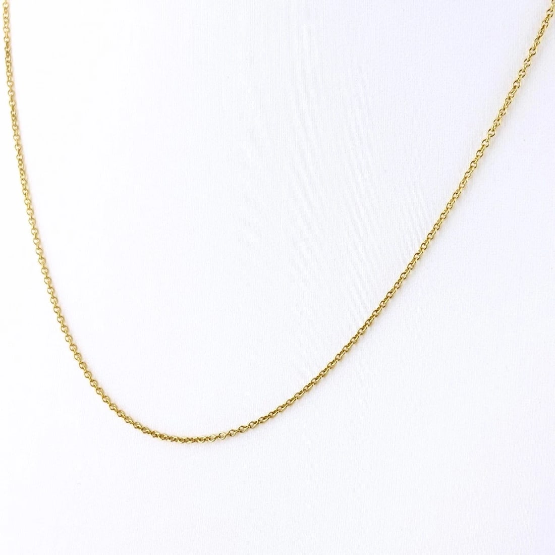 TIFFANY&CO. NECKLACE YG ELSA PERETTI NECKLACE 750: TIFFANY&Co. Necklace YG Elsa Peretti Necklace 750 Brand: TIFFANY&Co. Type/Style: Necklace Material: 750YellowGold, Main Stone/Creation Natural Color: YellowGold Size: Chain / code 40.5cm(15.9") Chain