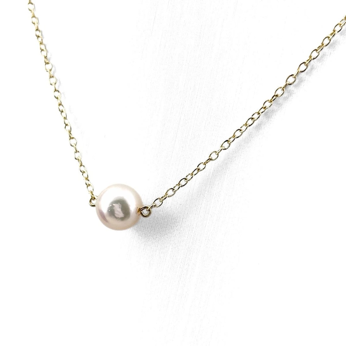 MIKIMOTO PEARL YG PENDANT PEARL NECKLACE 18K: MIKIMOTO Pearl YG Pendant Pearl Necklace 18K Brand: MIKIMOTO Type/Style: Necklace Material: 18KYellowGold, Main Stone/Creation Pearl diamond Color: YellowGold Size: Chain / code 37.5cm(14.8")Chain