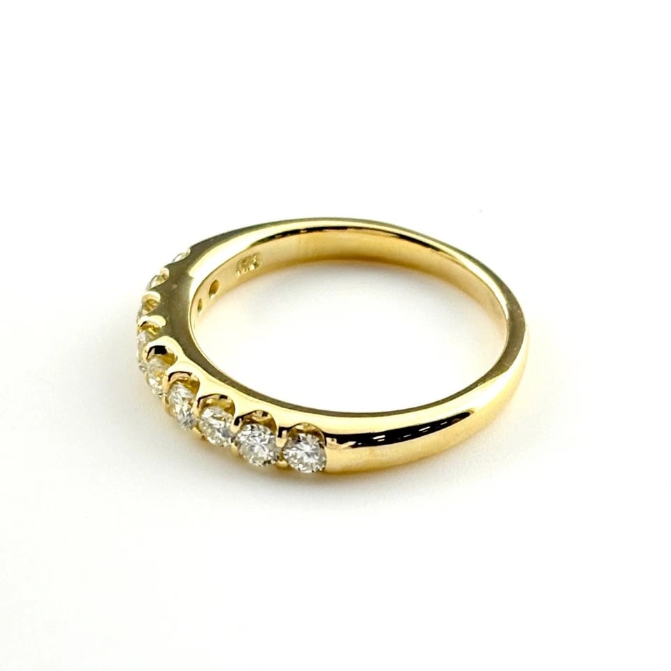 MELEE DIAMOND DESIGN YG YELLOW GOLD RING (1 of 4)