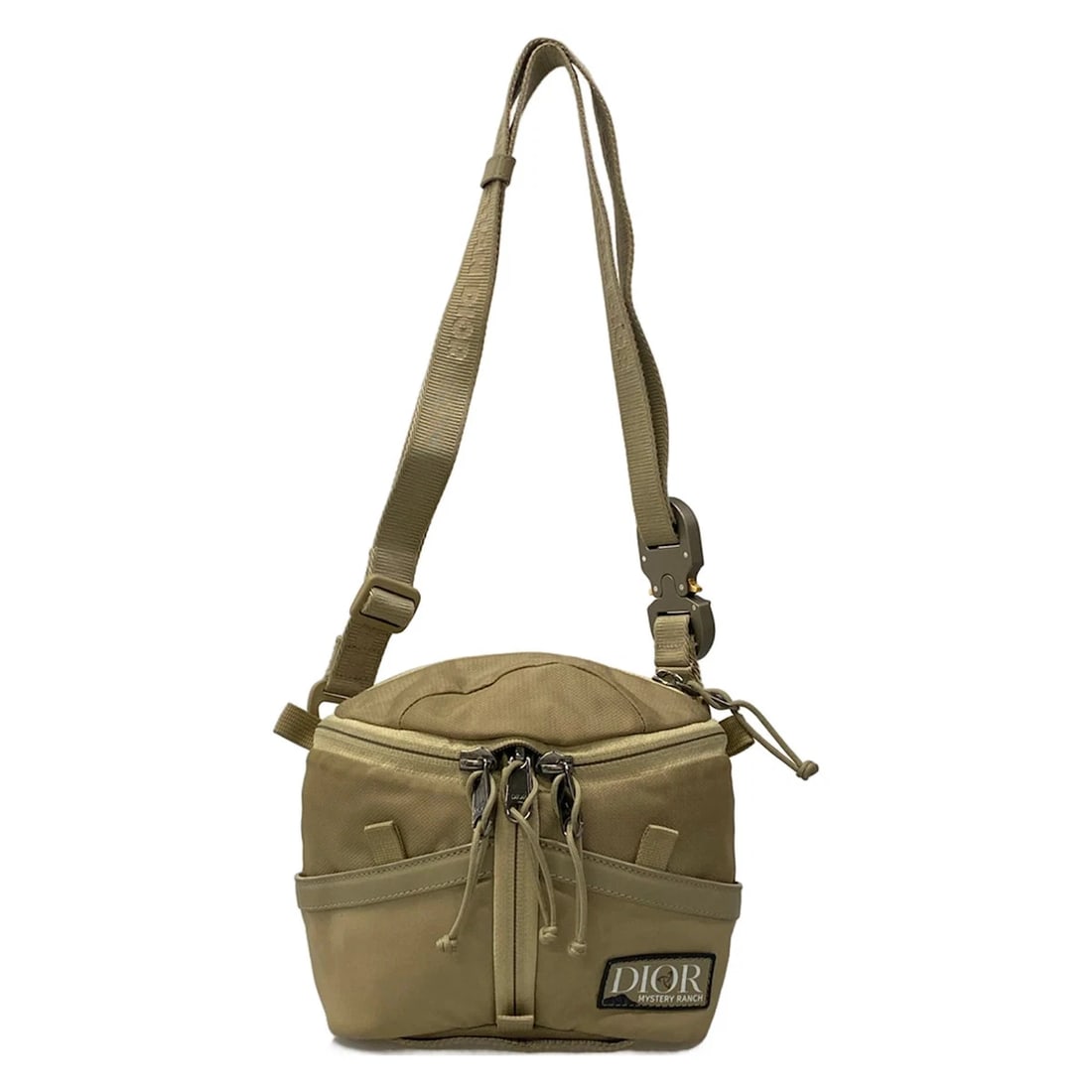 DIOR/CHRISTIANDIOR MYSTERY RANCH BEIGE NYLON SHOULDER BAG: DIOR/ChristianDior Mystery Ranch Beige Nylon Shoulder Bag Brand: DIOR/ChristianDior Type/Style: Shoulder Bag Material: Exterior Material Nylon Color: Exterior Color Beige Size: Height : 7.09 inch (18