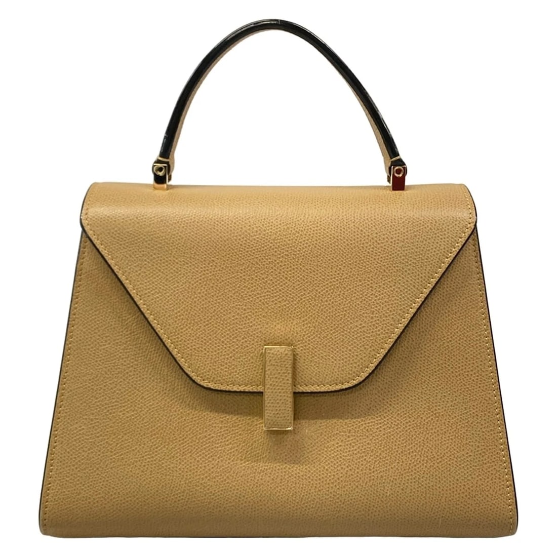 VALEXTRA MEDIUM ISIDE LIGHT BROWN SOFT CALF LEATHER (1 of 10)