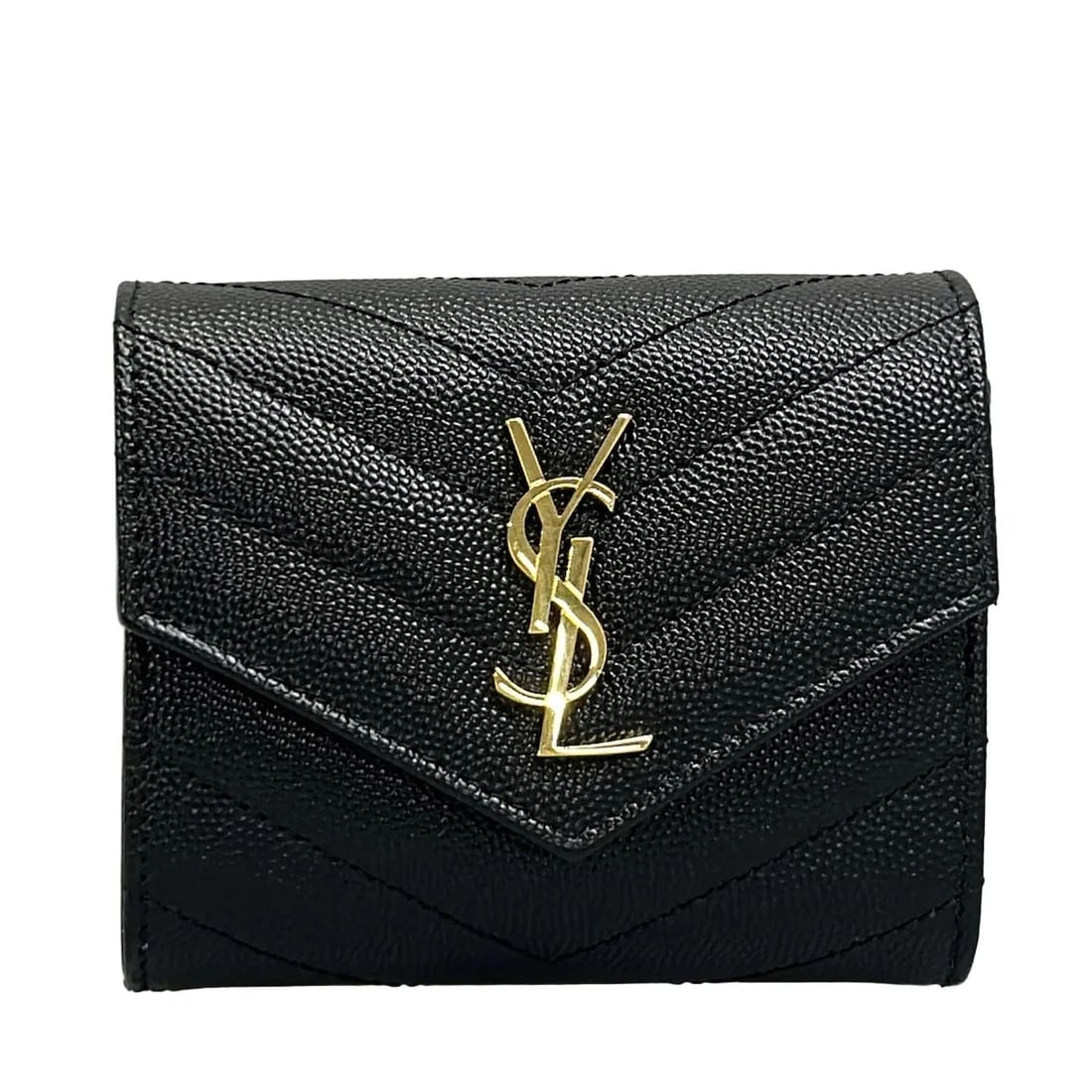 SAINT LAURENT PARIS CASSANDRA MULTIFOLD WALLET (1 of 10)
