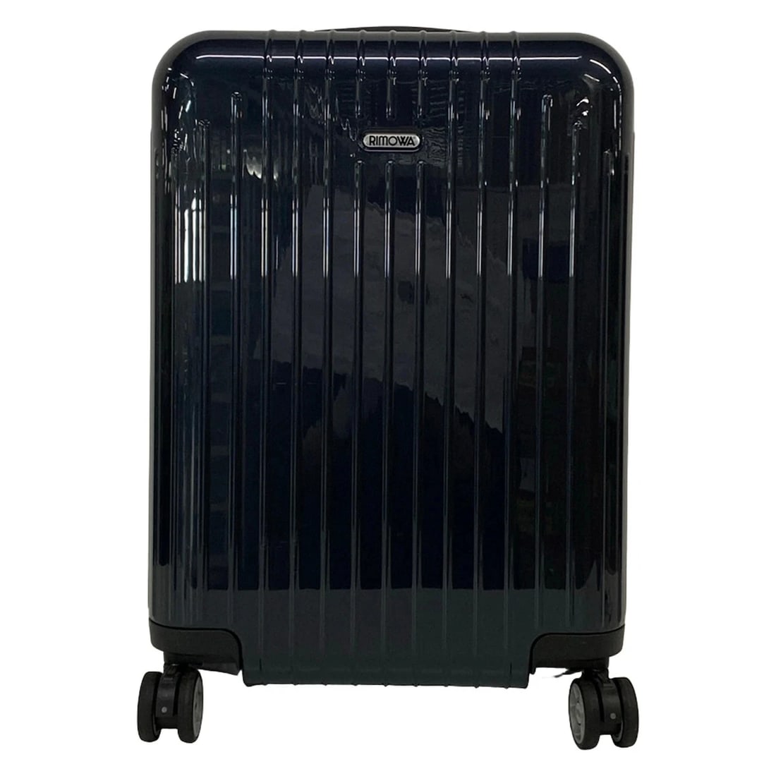 RIMOWANAVY BLACK POLYCARBONATE SUITCASE (1 of 9)