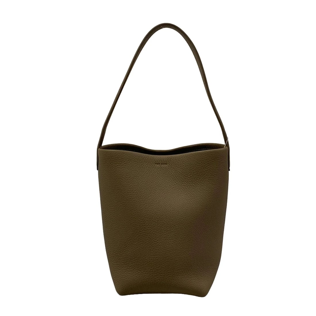 THE ROW SMALL N/S PARK TOTE SMOKED TAUPE GRAIN CALFSKIN LEATHER: THE ROW Small N/S Park Tote smoked taupe Grain Calfskin Leather Brand: THE ROW Type/Style: Tote Bag Material: Exterior Material Grain Calfskin Leather Color: Exterior Color smoked taupe Size: Height :