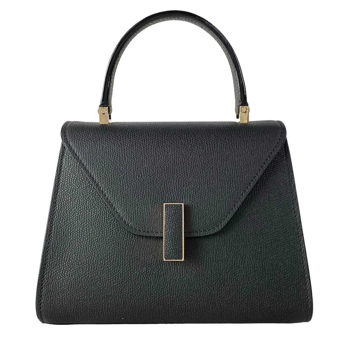 VALEXTRA MINI ISIDE BLACK SOFT CALF LEATHER (1 of 9)