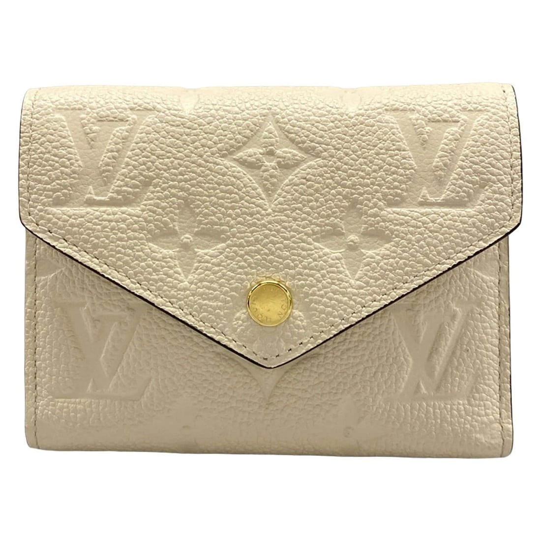 LOUIS VUITTON PORTEFEUILLE VICTORINE CREME MONOGRAM EMPREINTE (1 of 8)