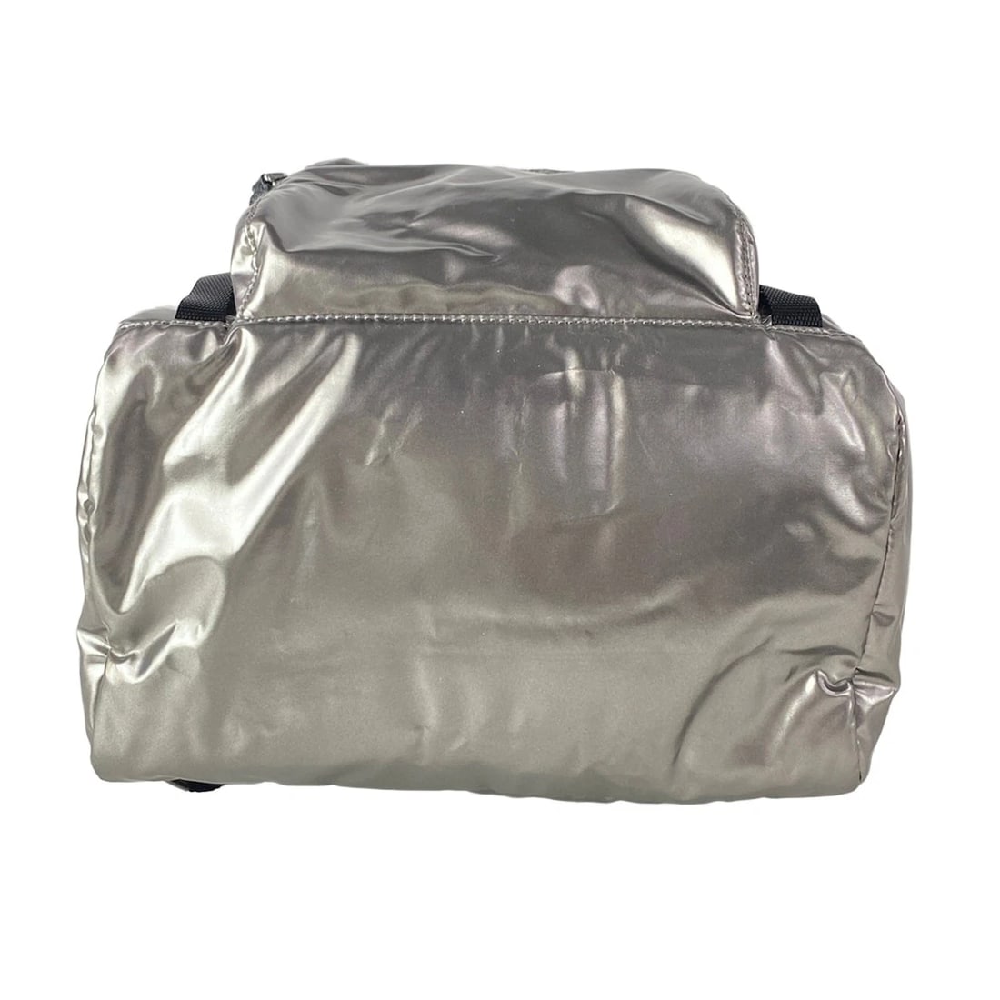 PRADA SILVER NYLON BACKPACK - 5