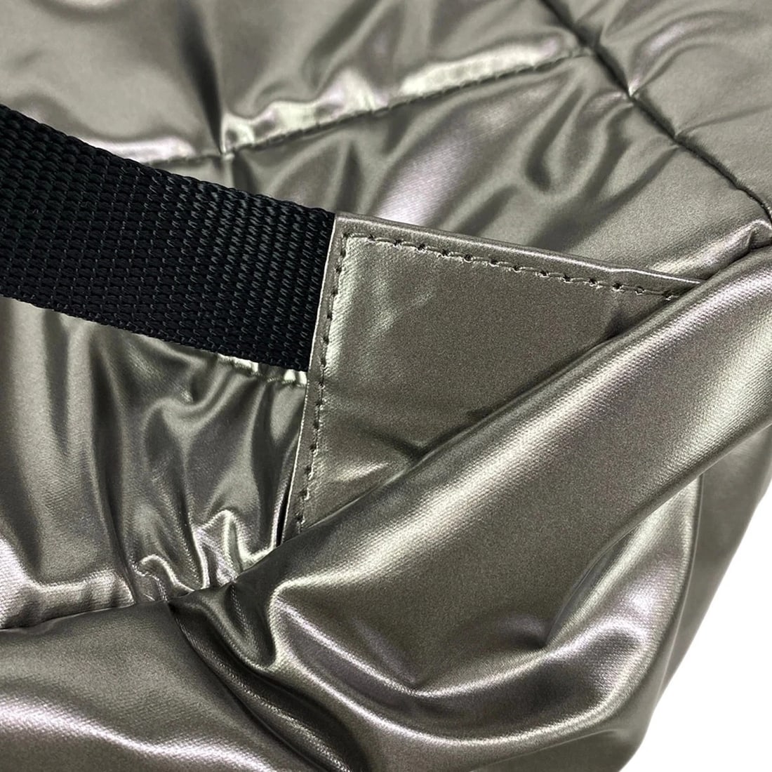 PRADA SILVER NYLON BACKPACK - 8