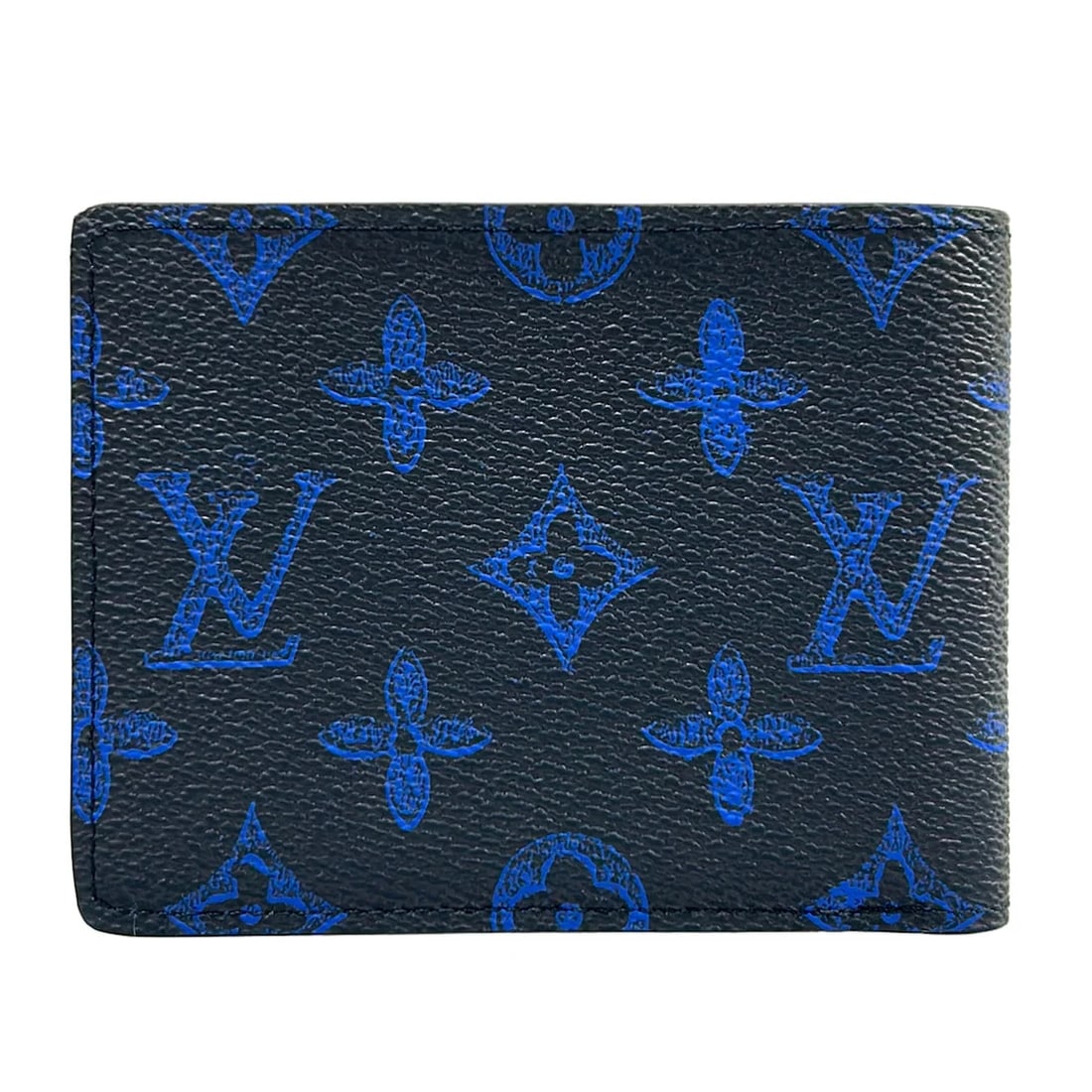 LOUIS VUITTON PORTEFEUILLE MULTIPLE BLUE - 2