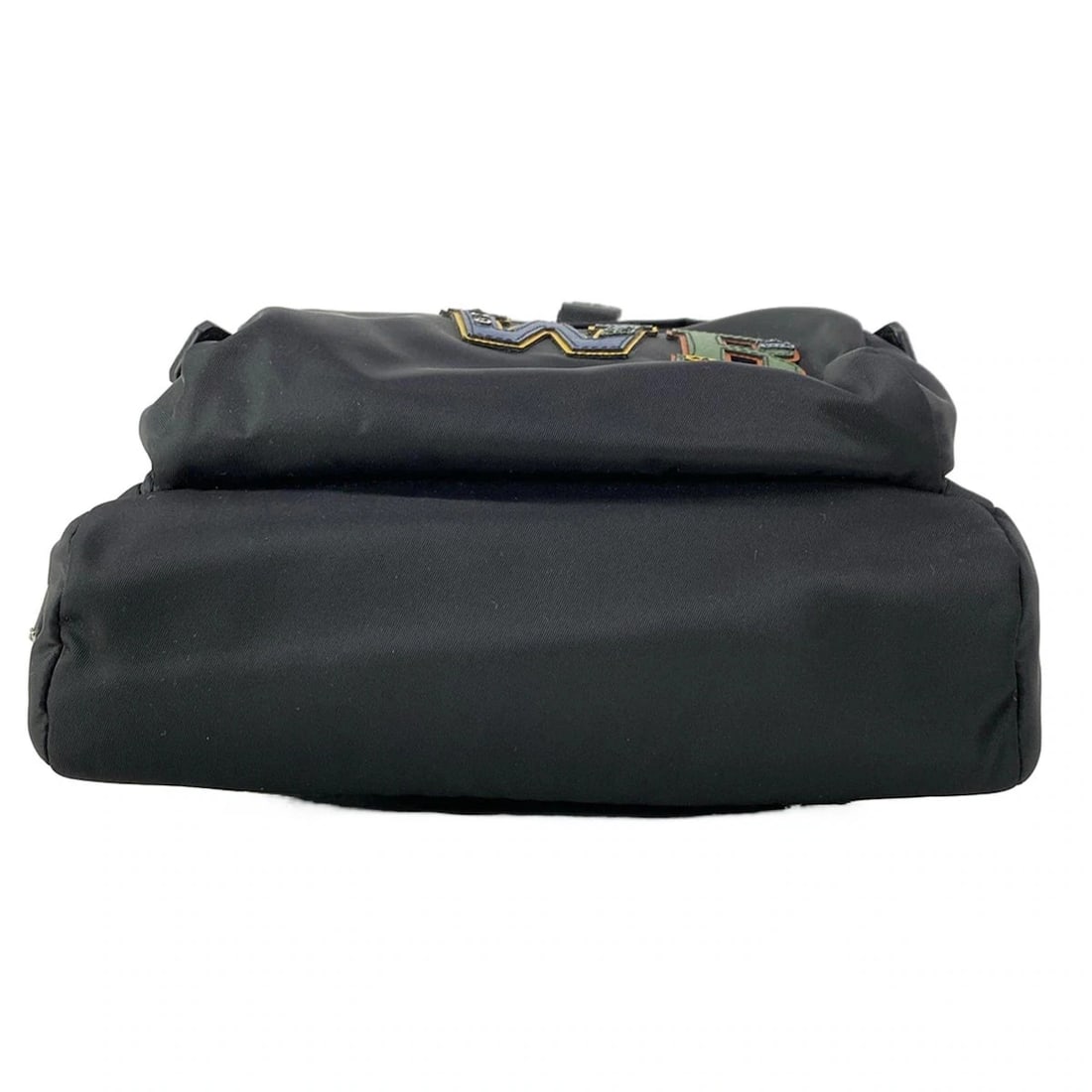 PRADA BLACK NAVY MULTI NYLON LEATHER BACKPACK - 5