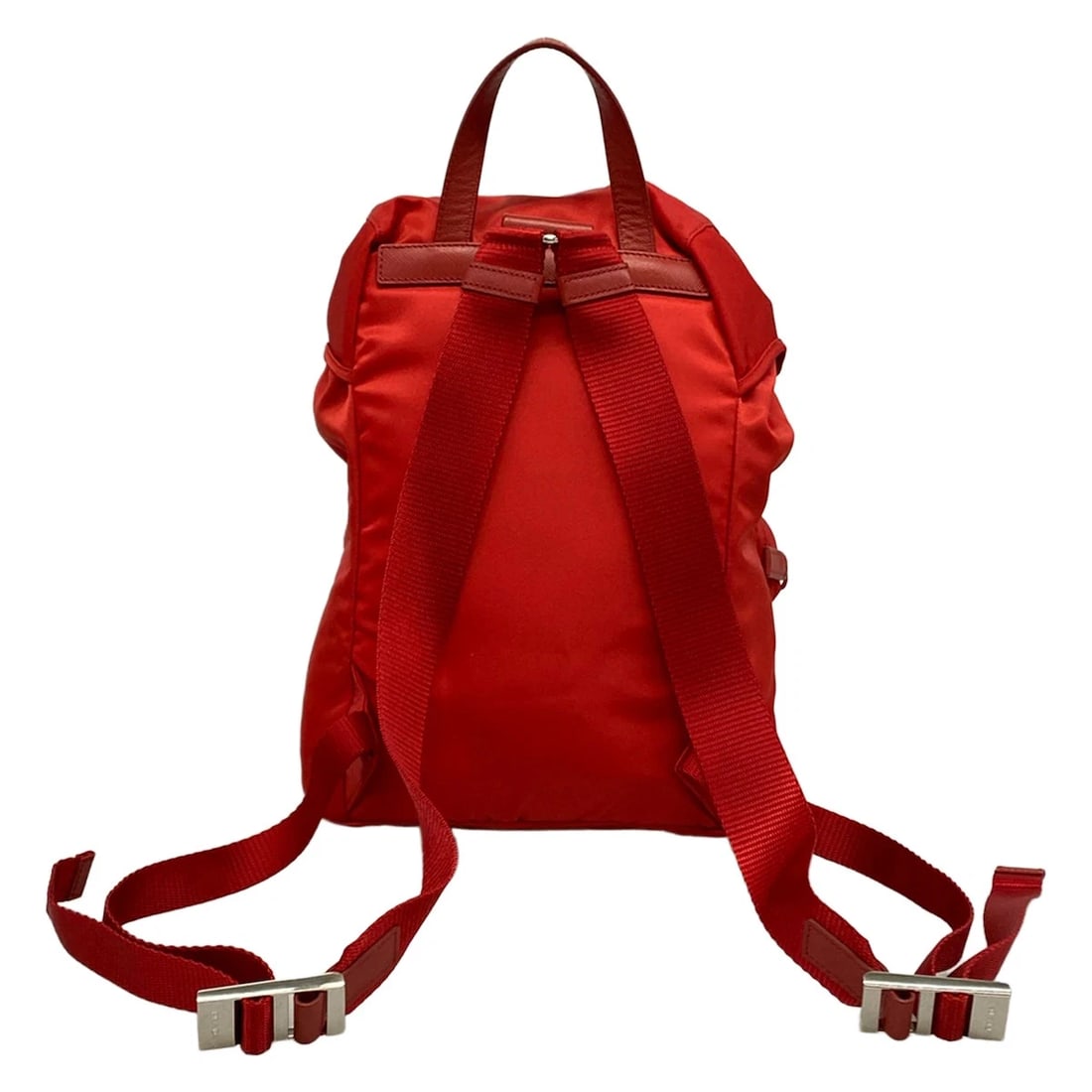 PRADA RED NYLON BACKPACK - 3