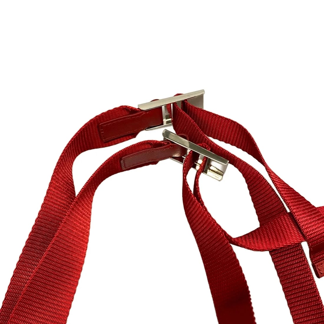 PRADA RED NYLON BACKPACK - 7
