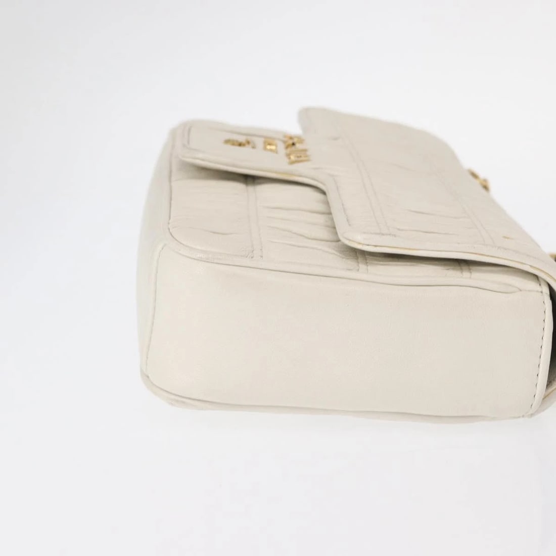 PRADA GATHERED CHAIN SHOULDER BAG - 4