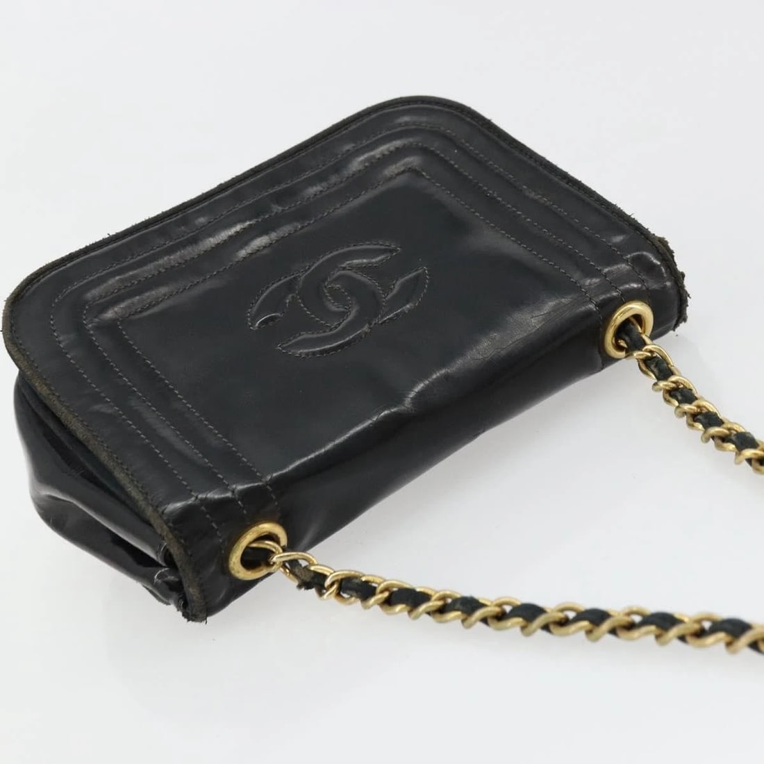 CHANEL COCO MARK CHAIN SHOULDER BAG - 6