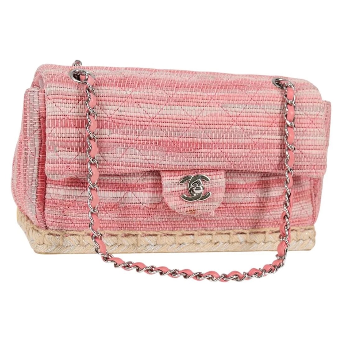 CHANEL CHAIN MATELASSE 25 SHOULDER BAG LEATHER PINK: CHANEL Chain Matelasse 25 Shoulder Bag Leather Pink Brand: CHANEL Type/Style: Shoulder Bag Material: Leather Color: Pink Size: Size(Inch) W10.2 x H5.5 x D4.3inch(Approx) Accessories: None