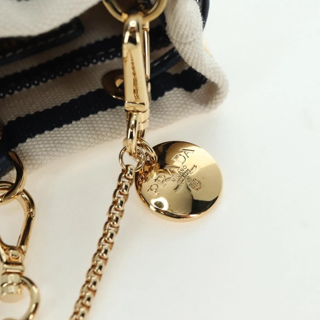 PRADA CHAIN SHOULDER POUCH BAG - 8