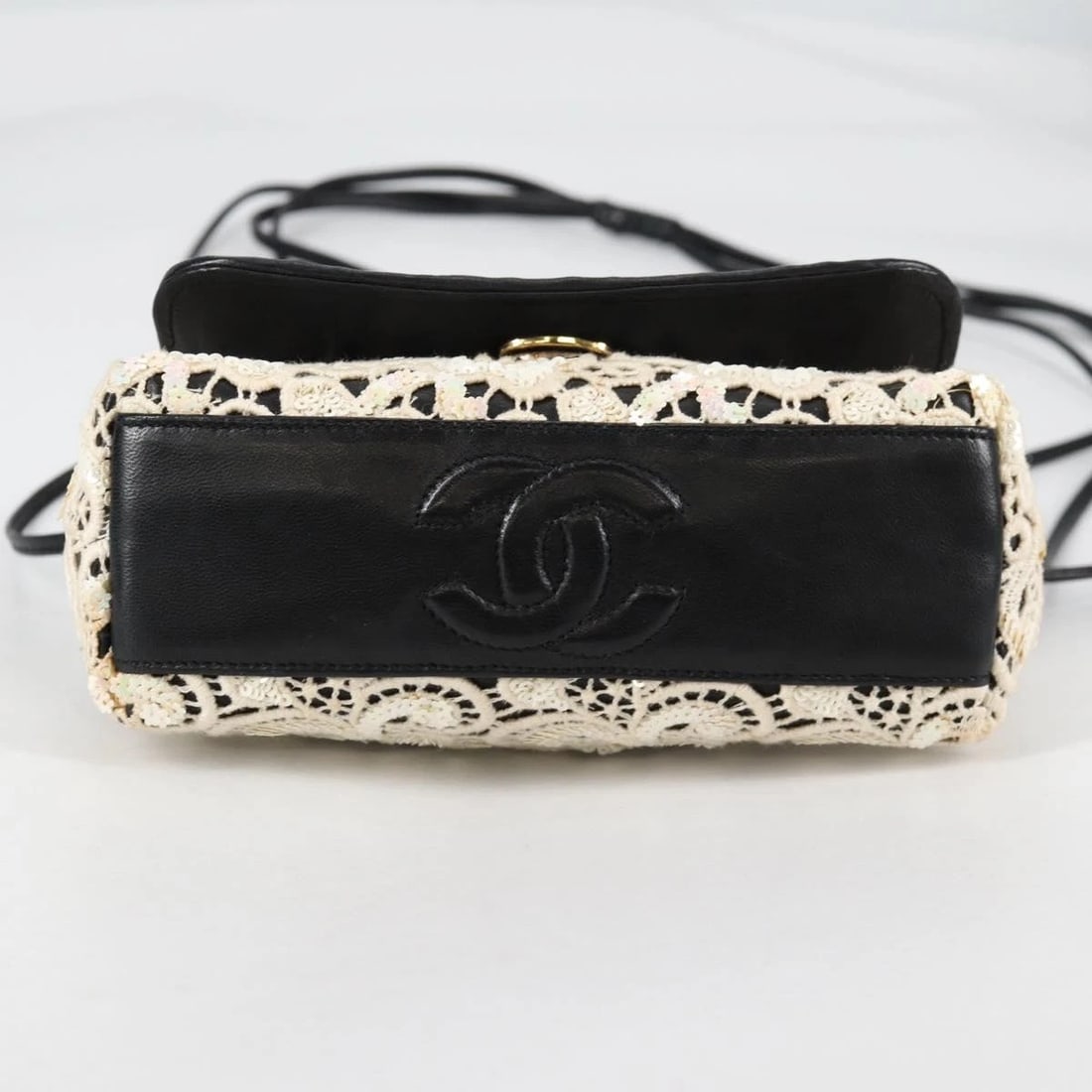 CHANEL SEQUIN SHOULDER BAG - 6