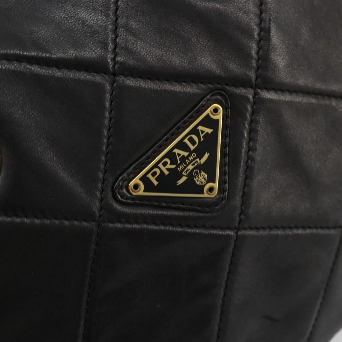 PRADA QUILTED CHAIN SHOULDER BAG - 10