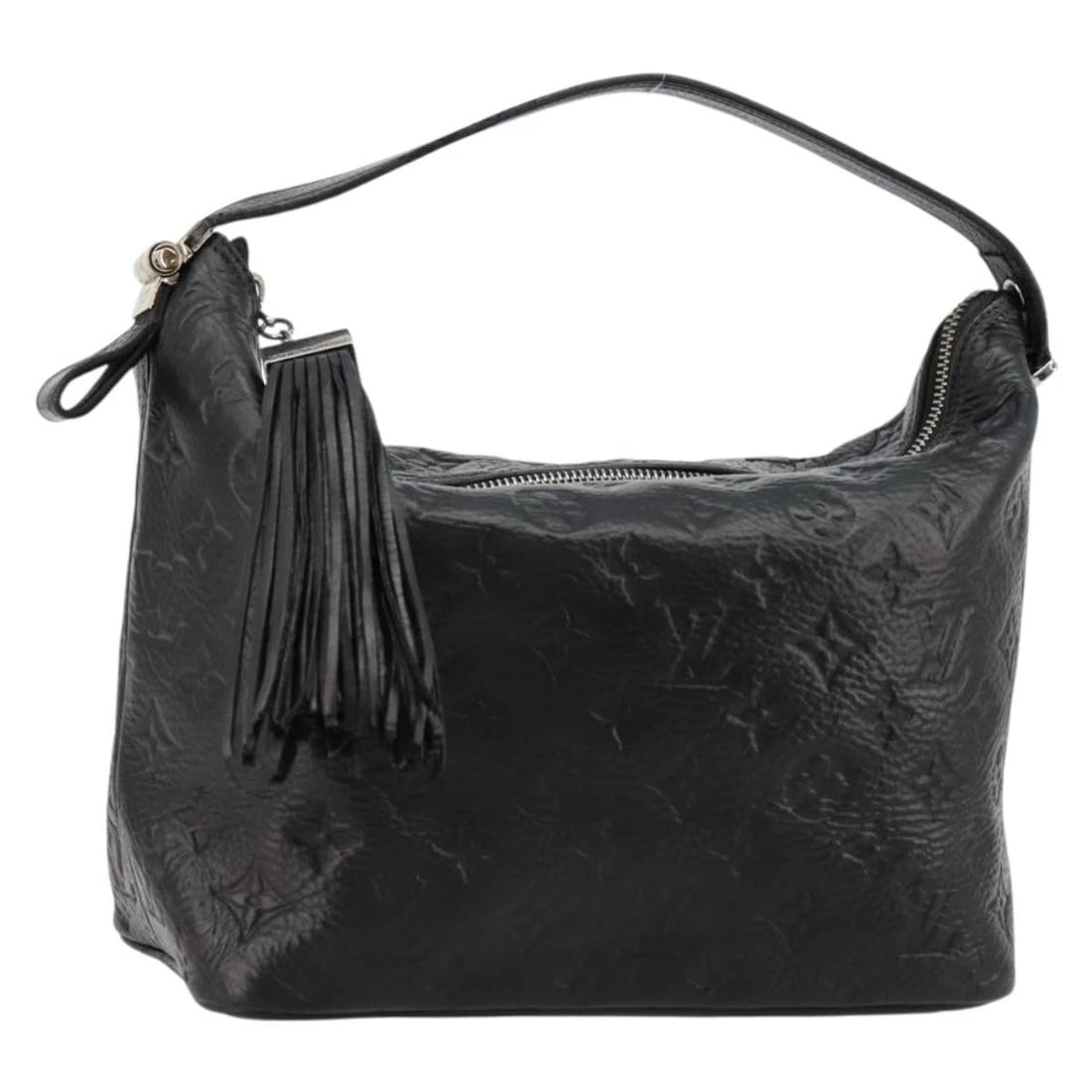 LOUIS VUITTON MONOGRAM SHIMMER HALO HAND BAG: LOUIS VUITTON Monogram Shimmer Halo Hand Bag Brand: LOUIS VUITTON Type/Style: Hand Bag Material: Monogram Canvas Color: Black Size: Size(Inch) W9.4 x H8.3 x D4.5inch(Approx) Accessories: None