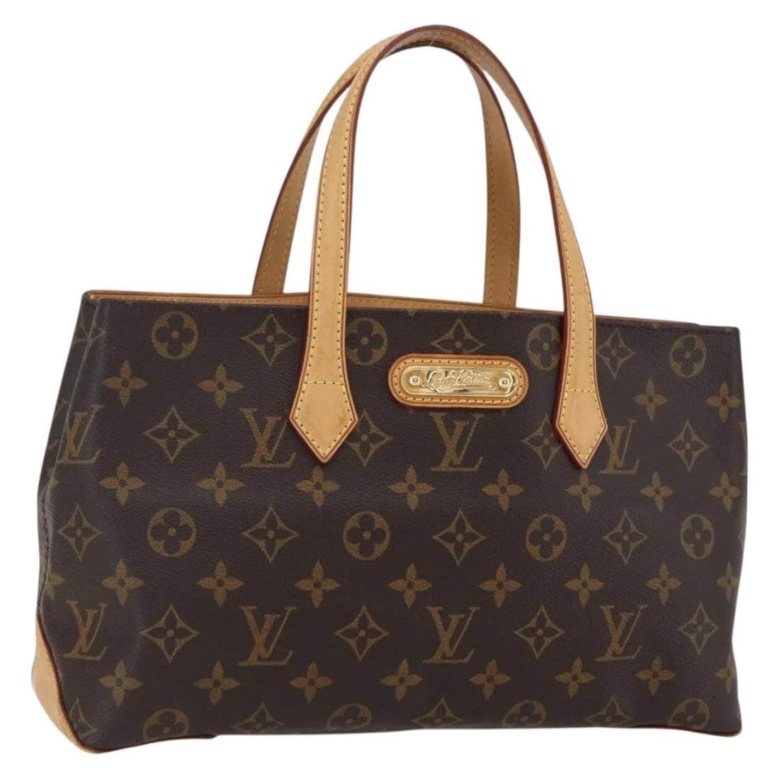 LOUIS VUITTON MONOGRAM WILSHIRE PM HAND BAG: LOUIS VUITTON Monogram Wilshire PM Hand Bag Brand: LOUIS VUITTON Type/Style: Hand Bag Material: Monogram Canvas Color: Monogram Size: Size(Inch) W12.2 x H6.7 x D4.3inch(Approx) Accessories: None <