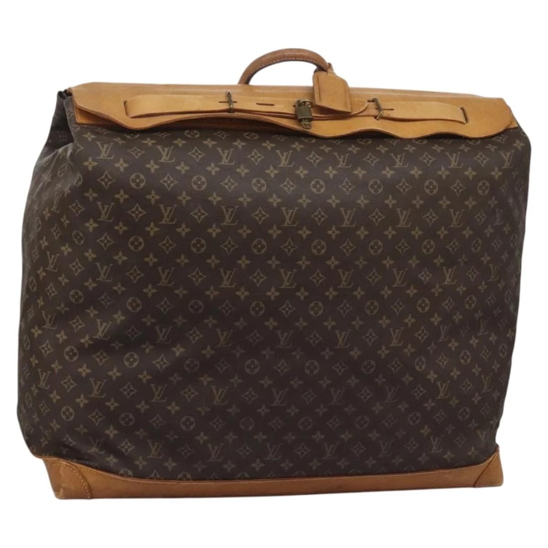 LOUIS VUITTON MONOGRAM STEAMER BAG BOSTON BAG: LOUIS VUITTON Monogram Steamer bag Boston Bag Brand: LOUIS VUITTON Type/Style: Boston Bag Material: Monogram Canvas Color: Monogram Size: Size(Inch) W17.7 x H20.5 x D7.9inch(Approx) Accessories: N