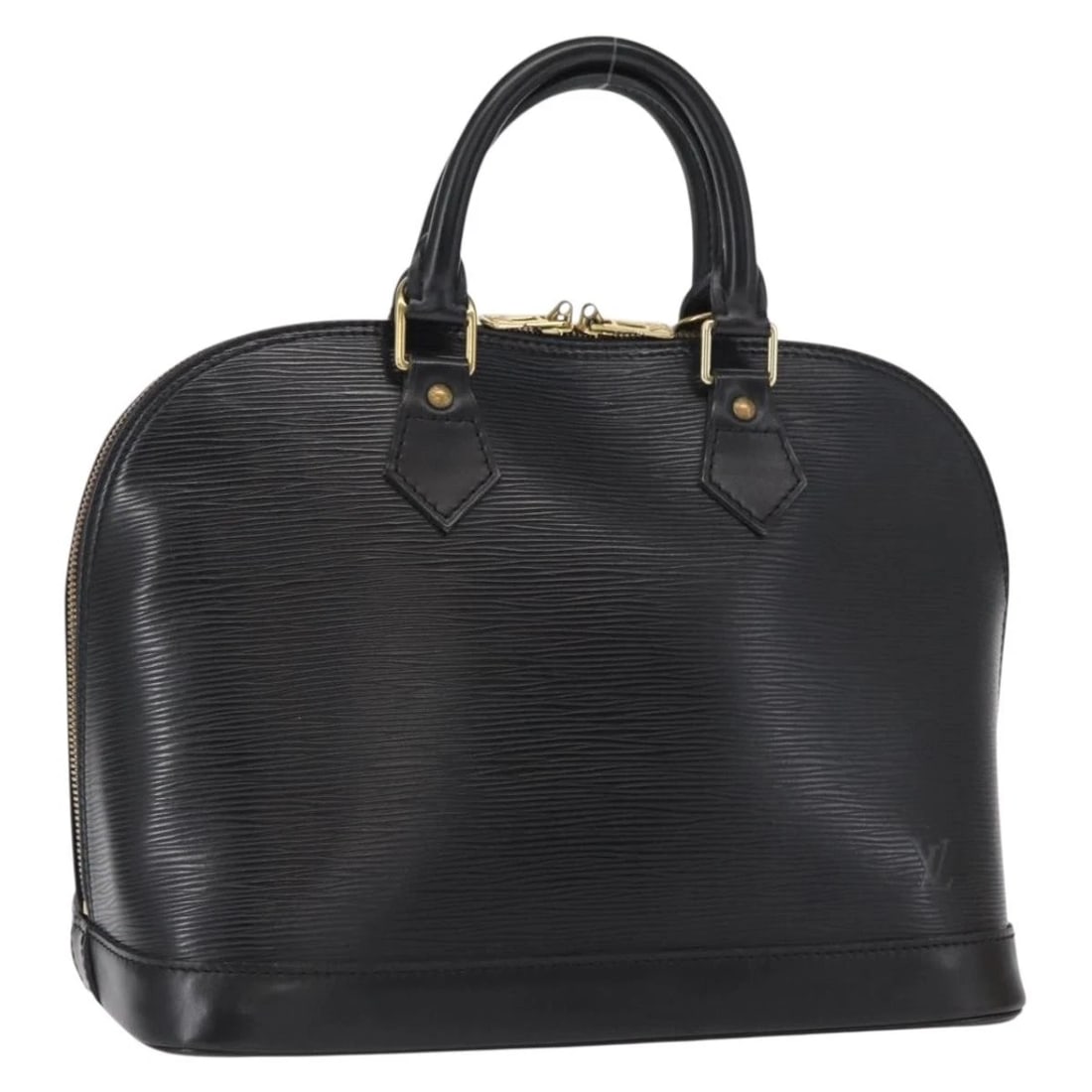 LOUIS VUITTON EPI ALMA HAND BAG: LOUIS VUITTON Epi Alma Hand Bag Brand: LOUIS VUITTON Type/Style: Hand Bag Material: Epi Leather Color: Black Size: Size(Inch) W12.2 x H9.4 x D6.7inch(Approx) Accessories: None Accessories