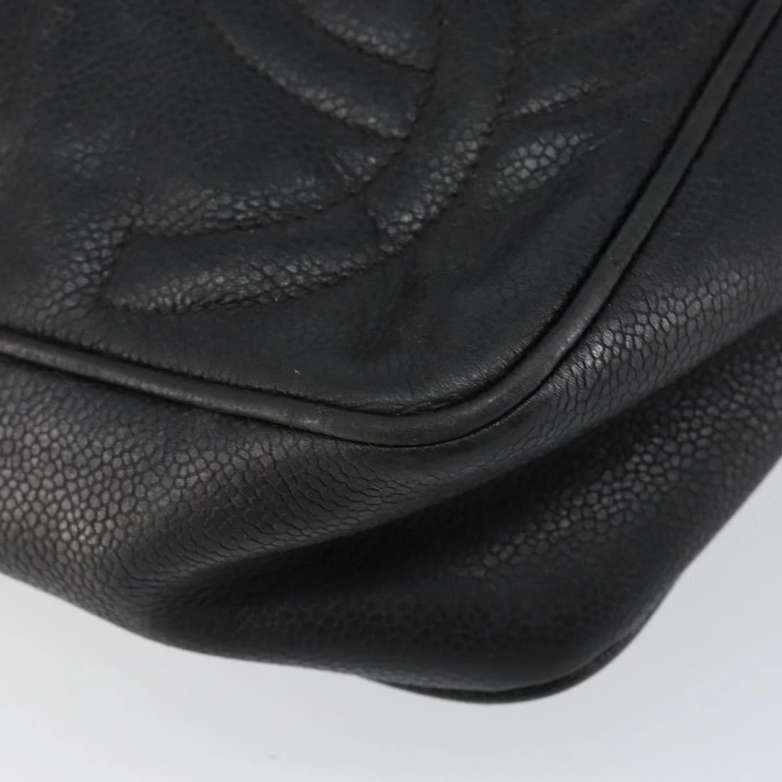 CHANEL TRIPLE COCO MARK SHOULDER BAG GRAINED - 11