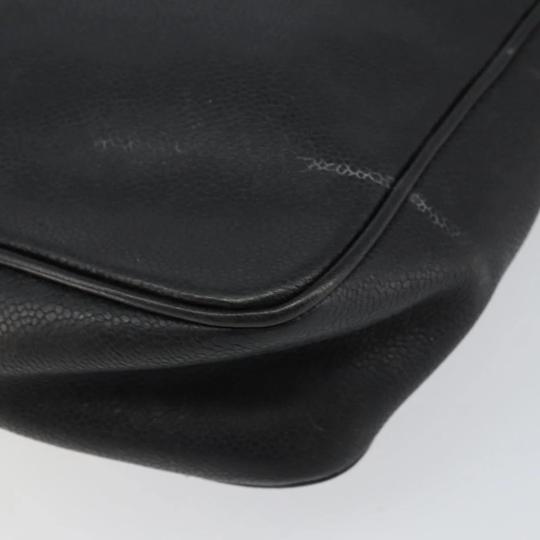 CHANEL TRIPLE COCO MARK SHOULDER BAG GRAINED - 12