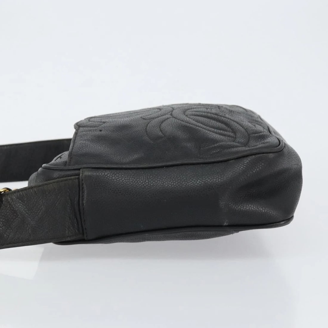 CHANEL TRIPLE COCO MARK SHOULDER BAG GRAINED - 5