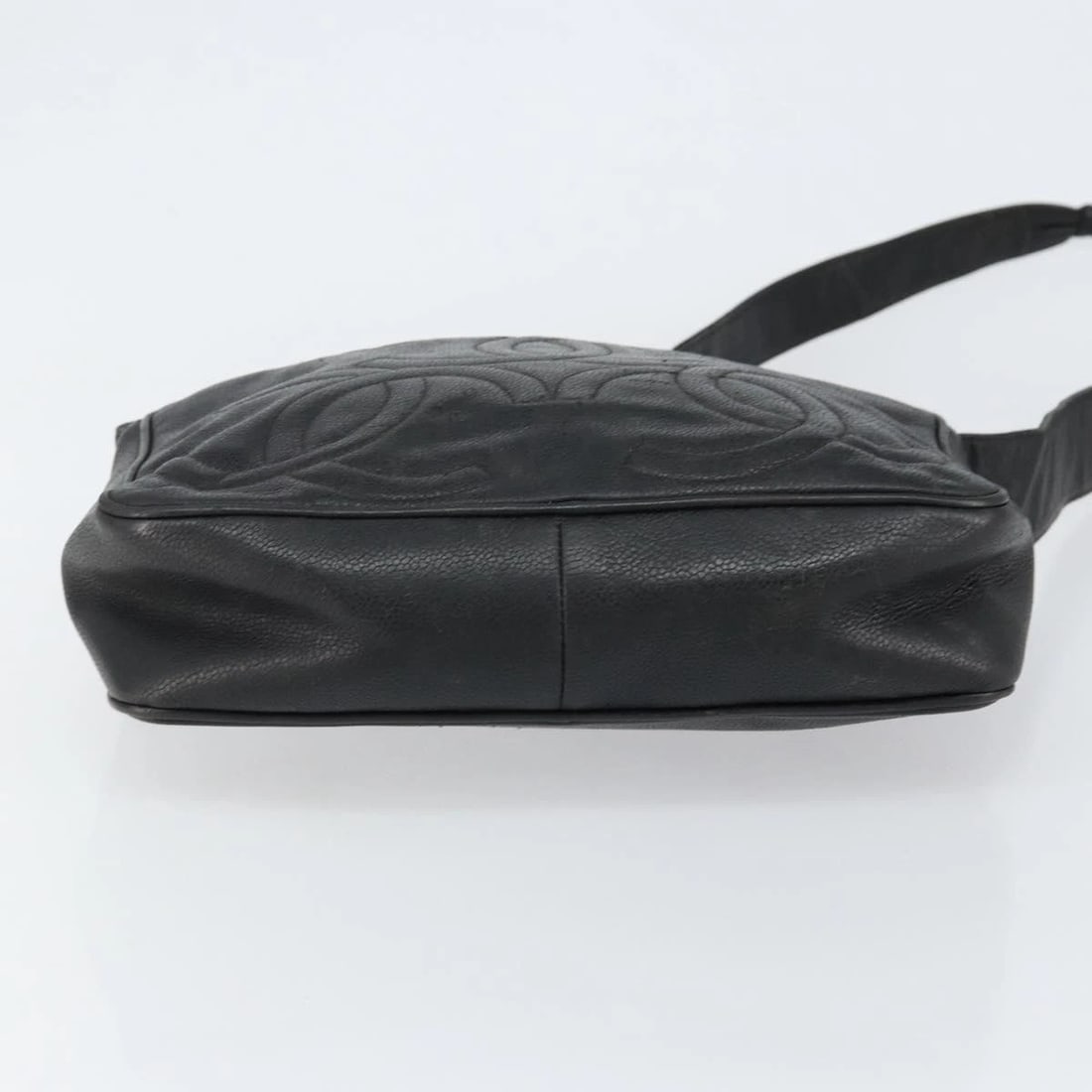 CHANEL TRIPLE COCO MARK SHOULDER BAG GRAINED - 9