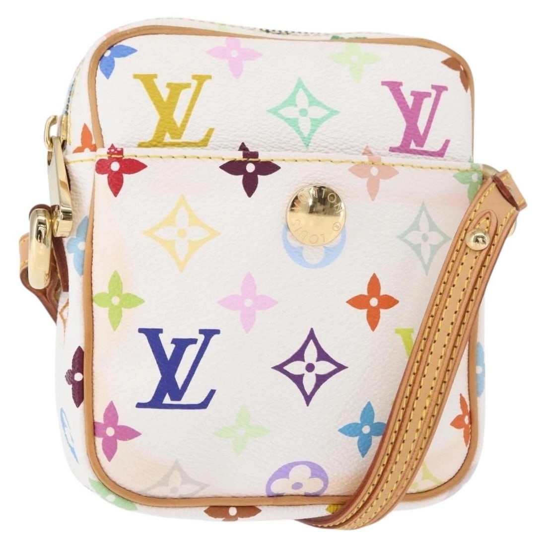 LOUIS VUITTON MONOGRAM MULTICOLOR LIFT SHOULDER BAG: LOUIS VUITTON Monogram Multicolor Lift Shoulder Bag Brand: LOUIS VUITTON Type/Style: Shoulder Bag Material: Monogram Multicolor Canvas Color: White Size: Size(Inch) W5.3 x H6.1 x D1.8inch(Approx)
